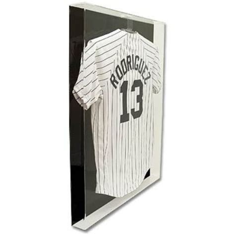 Lux Uv Locking Acrylic Wall Mountfreestanding Jersey Display Case With