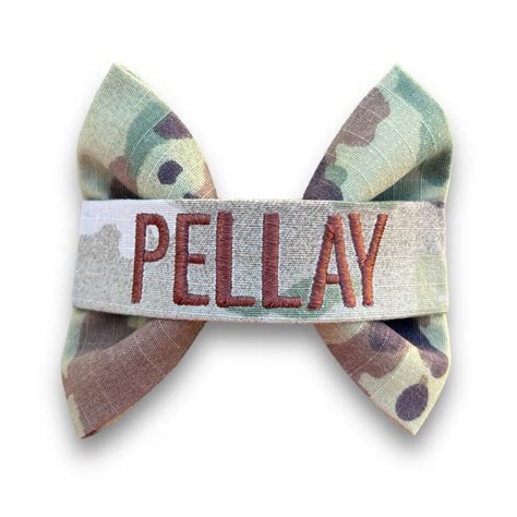 Personalized Air Force OCP Military Nametape Bow Military Etsy