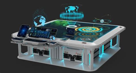 3d Model Of Interactive Holographic Table In 2021 Interactive