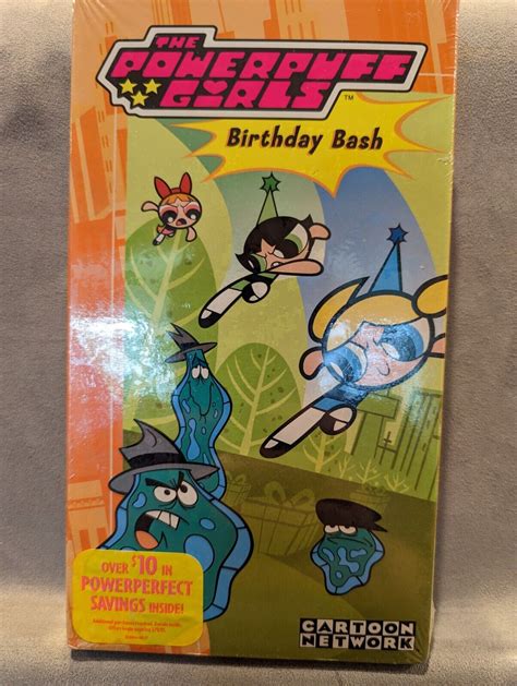 The Powerpuff Girls Birthday Bash Brand New Factory Sealed Vhs Cartoon Network 14764165837 Ebay