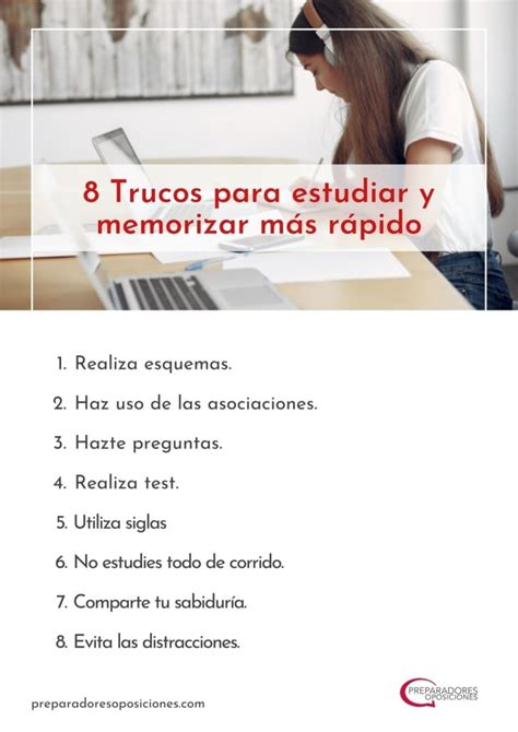 Cómo estudiar rápido Tips para ser más eficiente