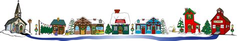 Christmas Village Snow Clipart Clip Art Library