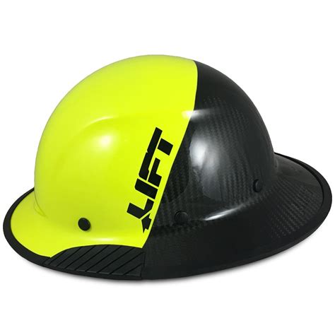 Lift Safety Actual Carbon Fiber Hard Hat Full Brim Glossy Etsy