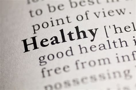 What Does It Mean To Be Healthy Slo Health