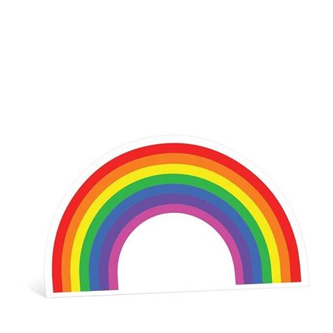 Rainbow Cardboard Cutout 167cm X 93cm Party Delights