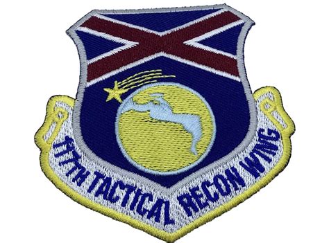 117th Trw Patch With Hook And Loop Squadron Nostalgia