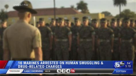 16 Marines Arrested In Migrant Smuggling Investigation Youtube