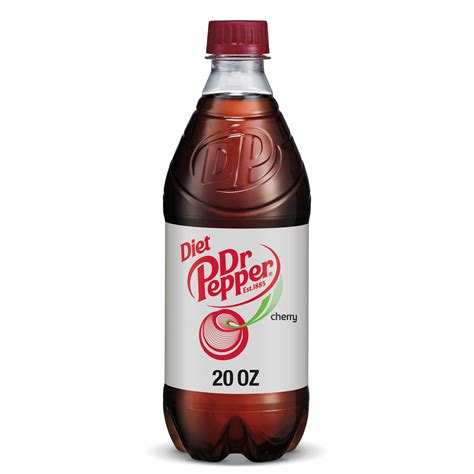 Diet Dr Pepper Cherry Soda 20 Fl Oz