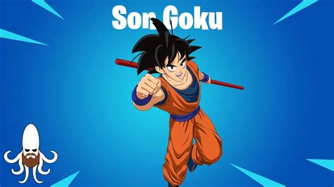 Son Goku Skin Showcase And Gameplay Fortnite X Dragon Ball Youtube
