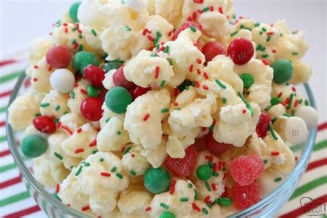 Christmas Candy Puffcorn Made Easy In Minutes With Almond Bark Coating