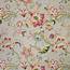Multi Red Floral Print Upholstery Fabric