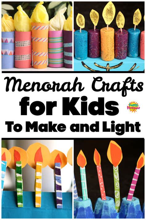 Menorah Crafts For Kids Happy Hooligans