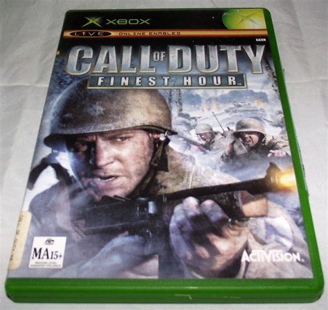Call Of Duty Finest Hour Xbox Original Pal Complete Ebay