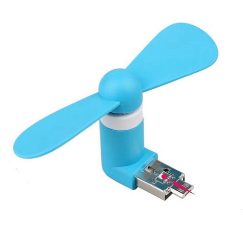 Tictok 2 In 1 Mini Usb Otg Fan With Micro Pin For Tabletandroid