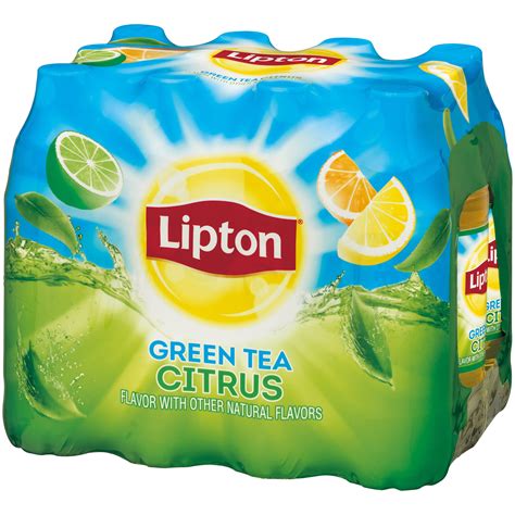 Lipton Green Tea Citrus Caffeine