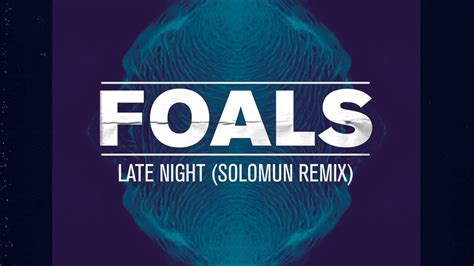 Foals Late Night Solomun Remix Deep House Track In Criminal Film