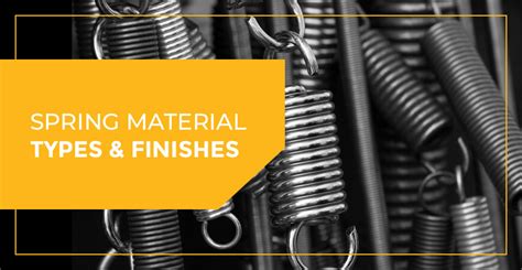 Wire Material Types And Finishes Custom Springs Idc Spring