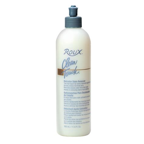 Whichever you choose, you should use a 1:1 ratio of baking soda and shampoo. Roux Clean Touch Haircolor Stain Remover