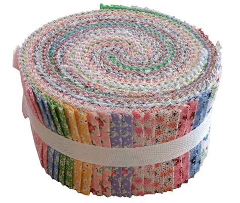 Vintage Floral Jelly Roll Quilting Fabric Strips Laura Ingalls Wilder
