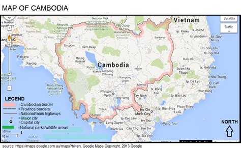 Cities lists with capitals and administrative centers. Map of Cambodia - BOLTSS - CAMBODIA