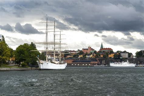 Sailing Ship Anchored In Stockholm Editorial Photo Image Of Navigate