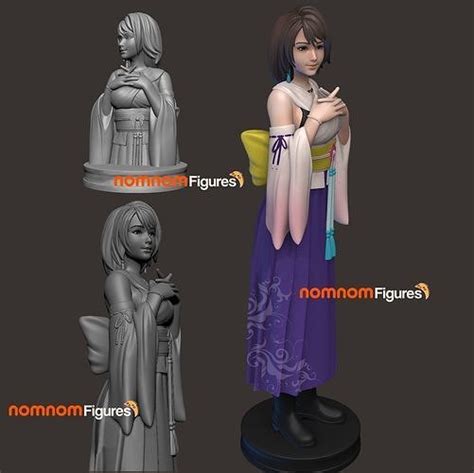 Yuna From Final Fantasy X 3d Model 3d Printable Cgtrader