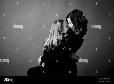 Playful Mother And Daughter Rubbing Noses Stock Photo Alamy