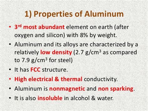 Aluminium And Its Alloys