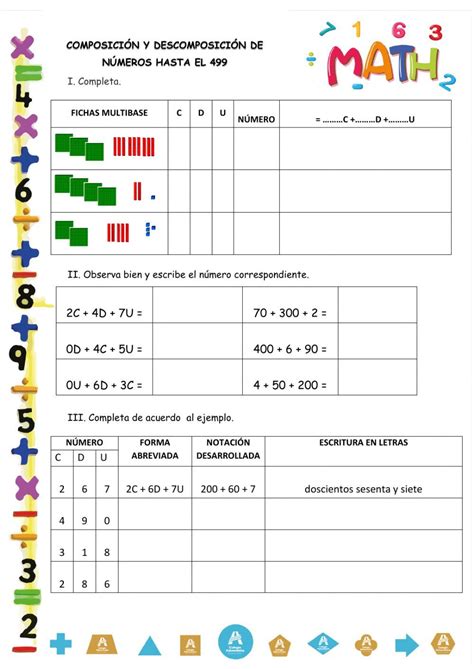 Descomponemos Decenas Y Unidades Worksheet