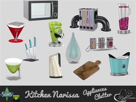 The Sims Resource Appliances And Clutter Narissa