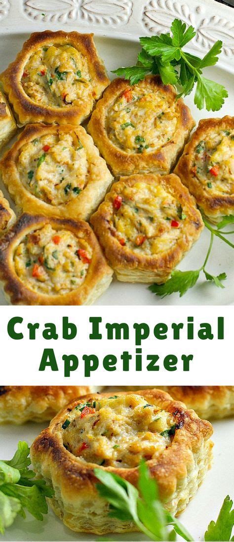 Crab Imperial Appetizer In 2020 Elegant Appetizers Hot Appetizers