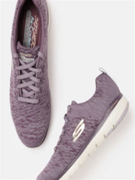 Buy Skechers Women Purple Printed Flex Appeal 30 Lightweight Sneakers