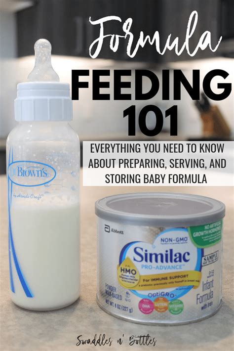 A Complete Guide To Formula Feeding Swaddles N Bottles