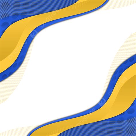 Blue Yellow Wave Abstract Background Vector Blue Yellow Waves Blue
