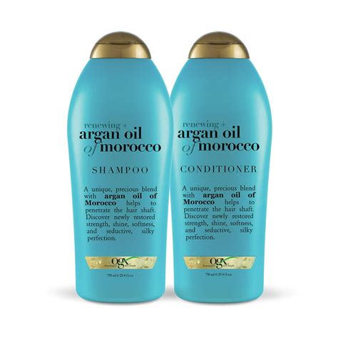 Ogx Renewing Argan Oil Of Morocco Shampoo And Conditioner 254 Ounce Set Of 2