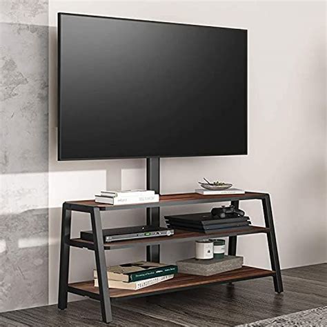 Fitueyes 3 Tier Floor Tv Stand For 37 70 Inch Tvs Entertainment Center