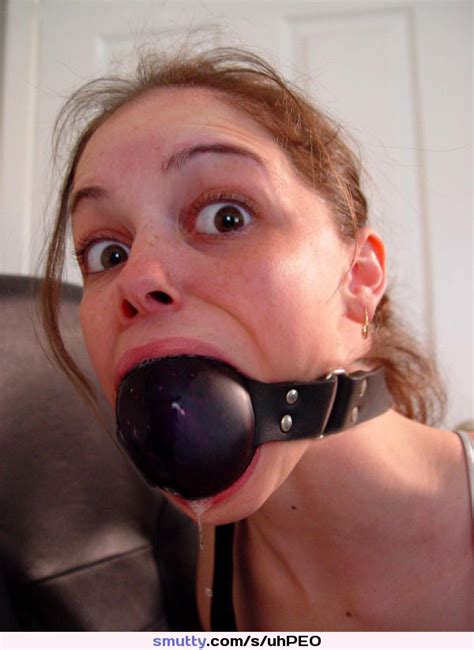 Ballgag Big Eyes Drooling