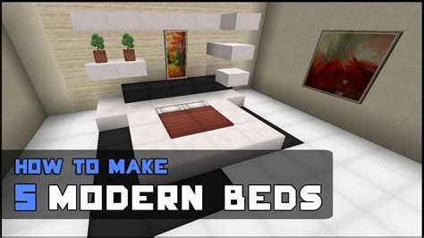 Visit for more ideas of minecraft themed bedroom ideas. Minecraft Tutorial: How to Make - 5 Modern Beds - YouTube