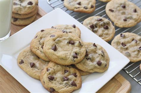 You'll need whole wheat flour, chocolate chips, sugar, coconut sugar or brown sugar, and your basic salt and leavening agents. Chewy Gluten-Free Chocolate Chip Cookies