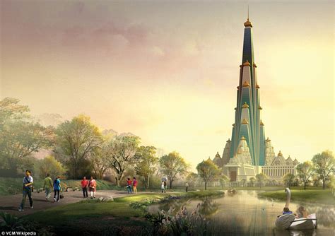 Indias 700ft Hindu Skyscraper Will Have A Theme Park And Be Worlds