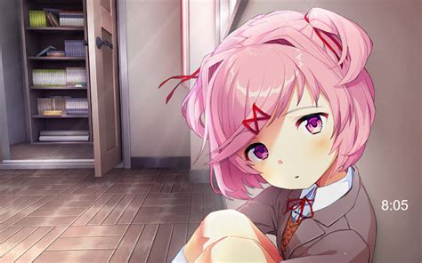 Just Natsuki Screen Saver Ddlc Chrome Web Store