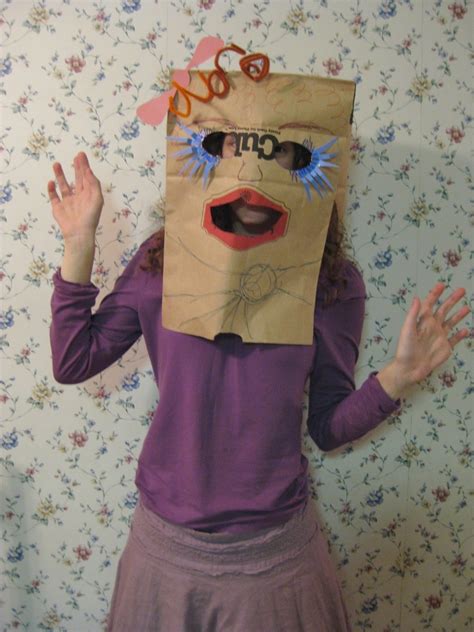 art helpline project paper bag mask
