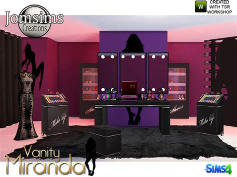 The Sims Resource Miranda Vanity Beauty Set