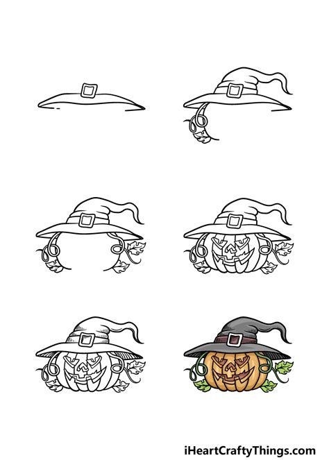 Easy Drawings Step By Step Halloween Small