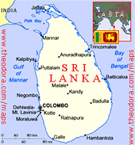 Sri Lanka Map T 
