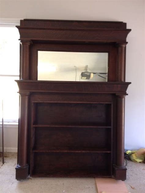 Mantle Turned Bookcase Ideas For My Antique Mantle After I Refinish It