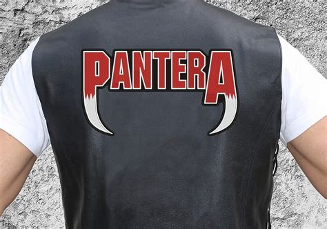 Pantera Big Back Patch Groove Metal Thrash Metal Band Patch Etsy