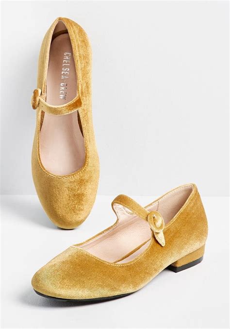 Luxe Y One Velvet Mary Jane Flat In 38 By Chelsea Crew From Modcloth Mary Jane Shoes Mary