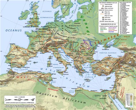 Mapa El Imperio Romano En Tiempos Del Emperador Trajano The Roman