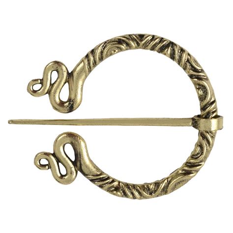 Viking Penannular Cloak Pin Celtic Brooch Medieval Jewelry Scarf Shawl